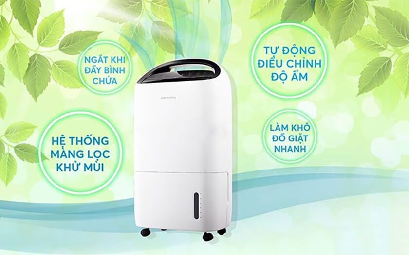 máy lọc không khí có bù ẩm