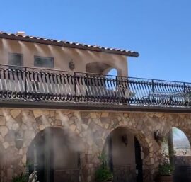 bộ phun sương mái nhà