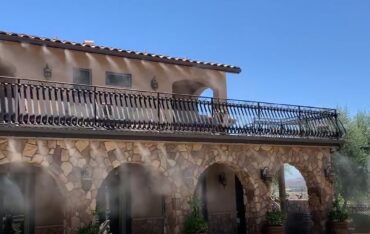 bộ phun sương mái nhà