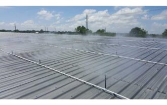 hệ thống phun nước làm mát mái tôn