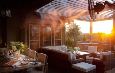 hệ thống phun sương làm mát nhà