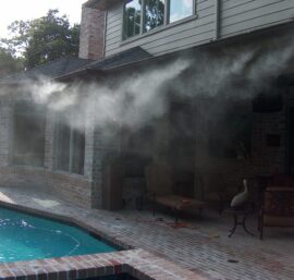 hệ thống phun sương quán cafe