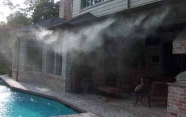 hệ thống phun sương quán cafe