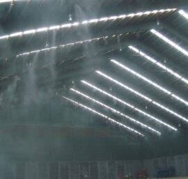 hệ thống phun sương mái nhà