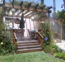 hệ thống tưới lan hẹn giờ