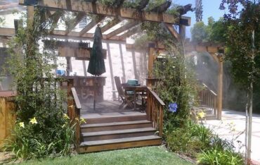 hệ thống tưới lan hẹn giờ