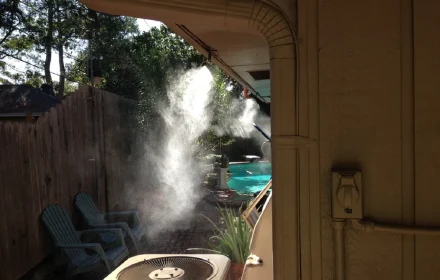 hệ thống phun sương làm mát