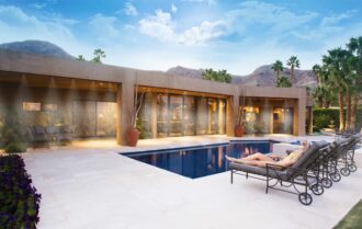 hệ thống phun sương làm mát quán cafe