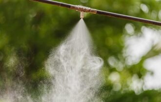 lắp hệ thống phun sương làm mát