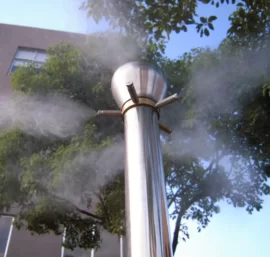 lắp phun sương làm mát