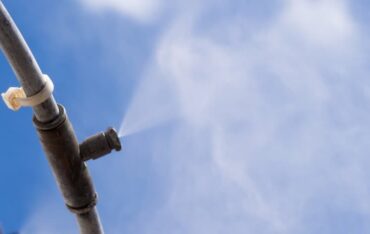 phun sương làm mát mái tôn