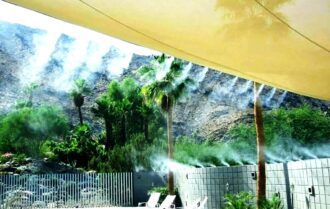 Hệ thống phun sương mái tôn