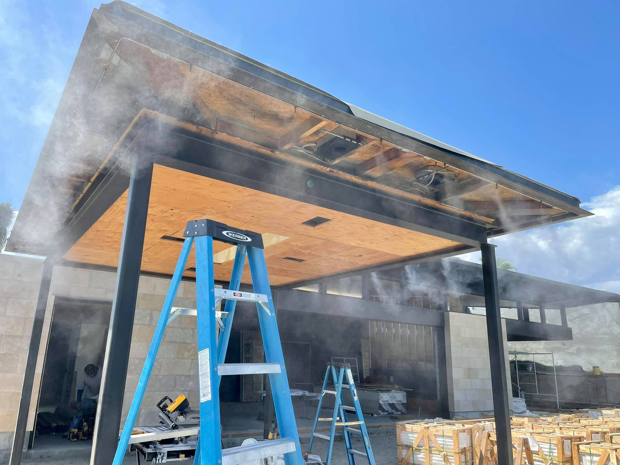 lắp đặt máy phun sương tại quận Tân Phú